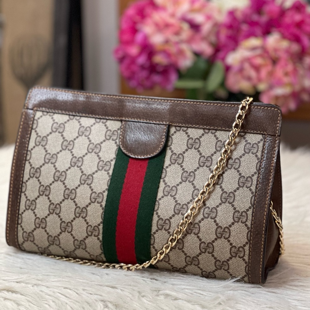 SOLD❌Authentic Gucci Monogram Ophidia bag - Picture 4 of 17